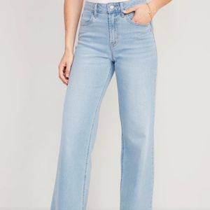 High Waisted Wow Wide leg jeans
